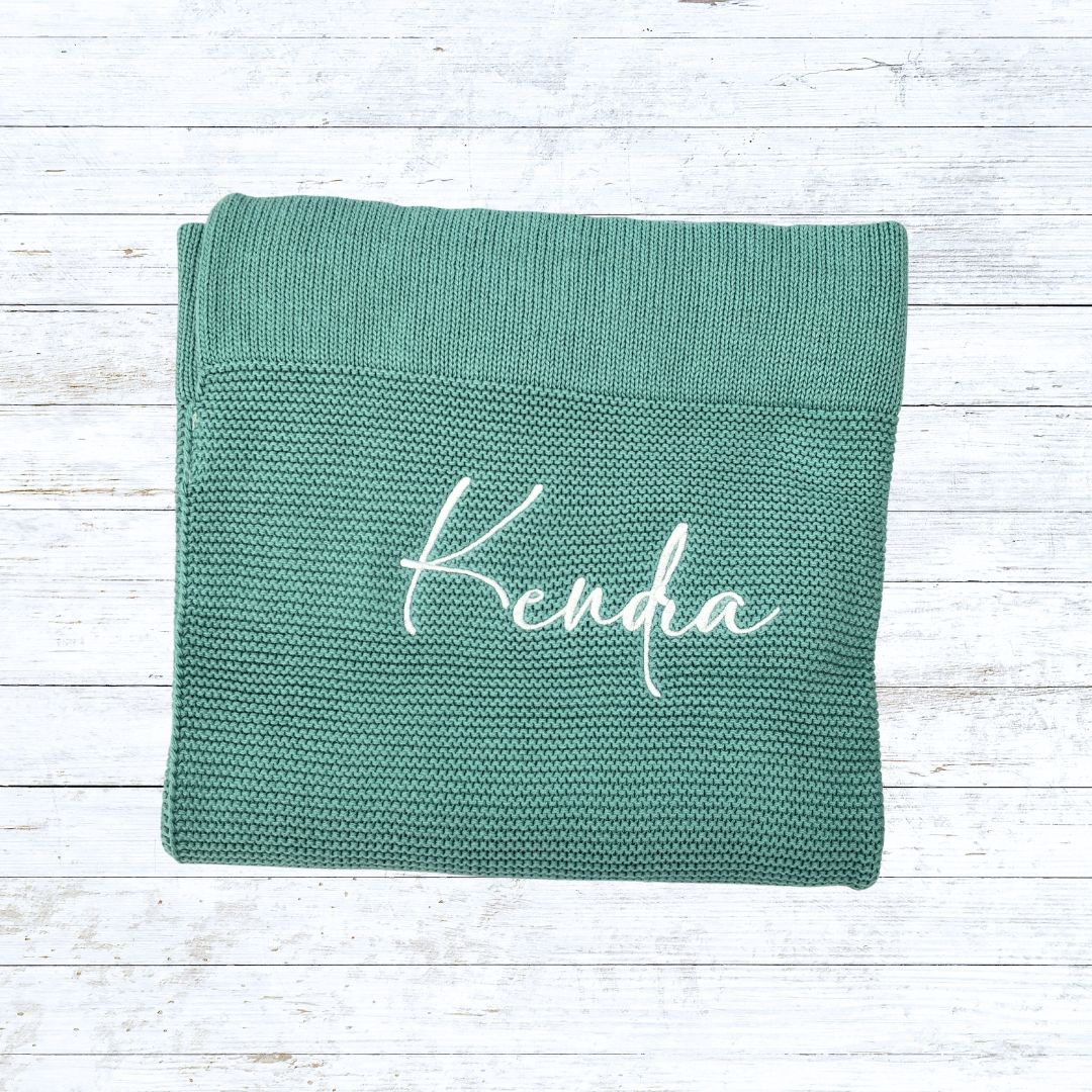 Personalised Knit Blanket - 