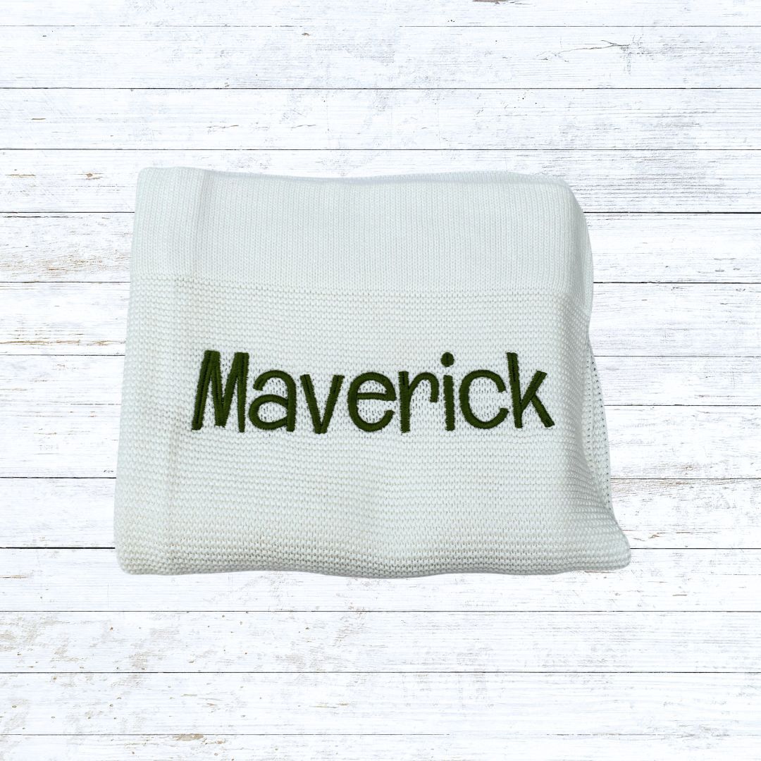 Personalised Knit Blanket - 