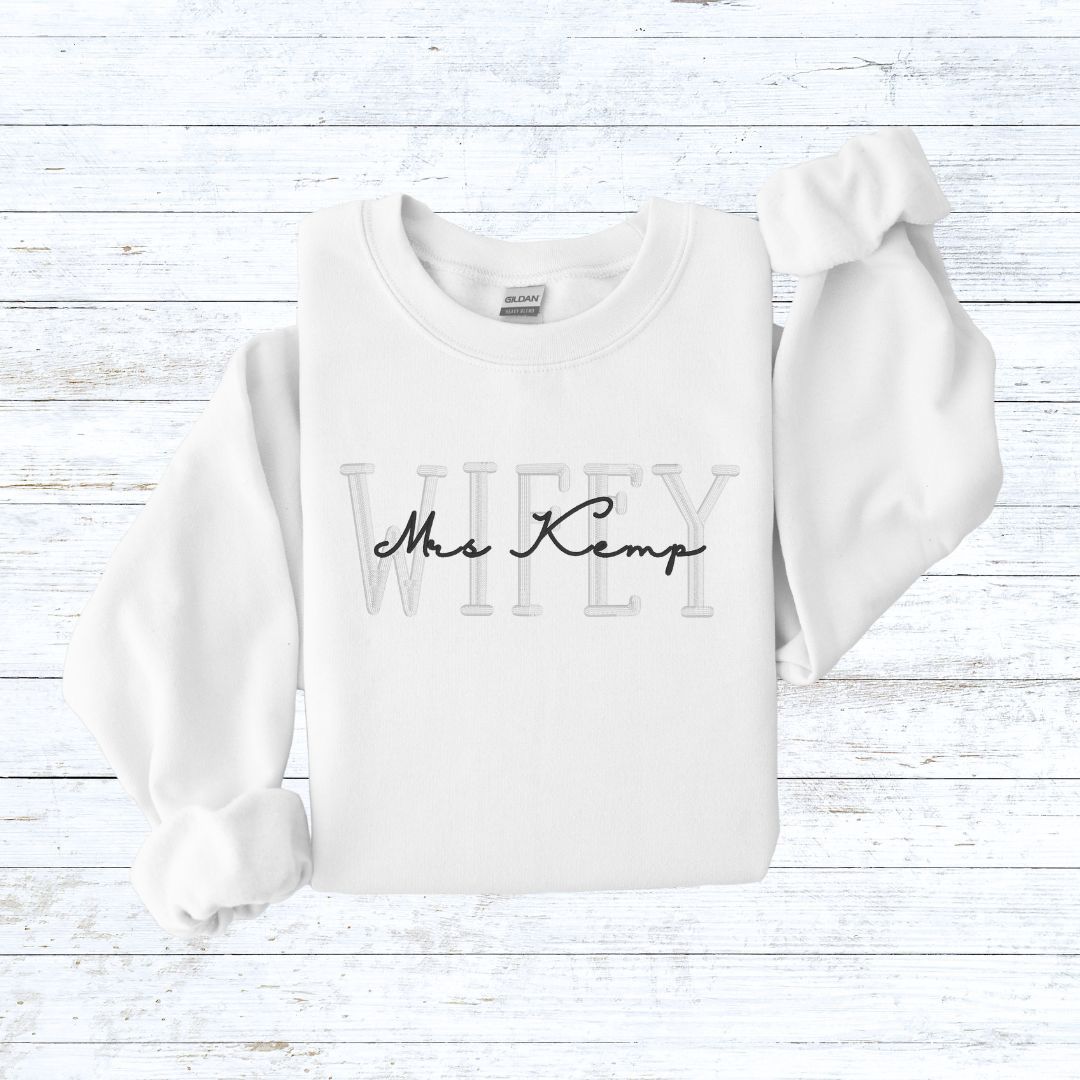 Wifey Hubby Sweatshirt
