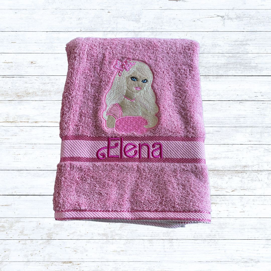 custom bath towel