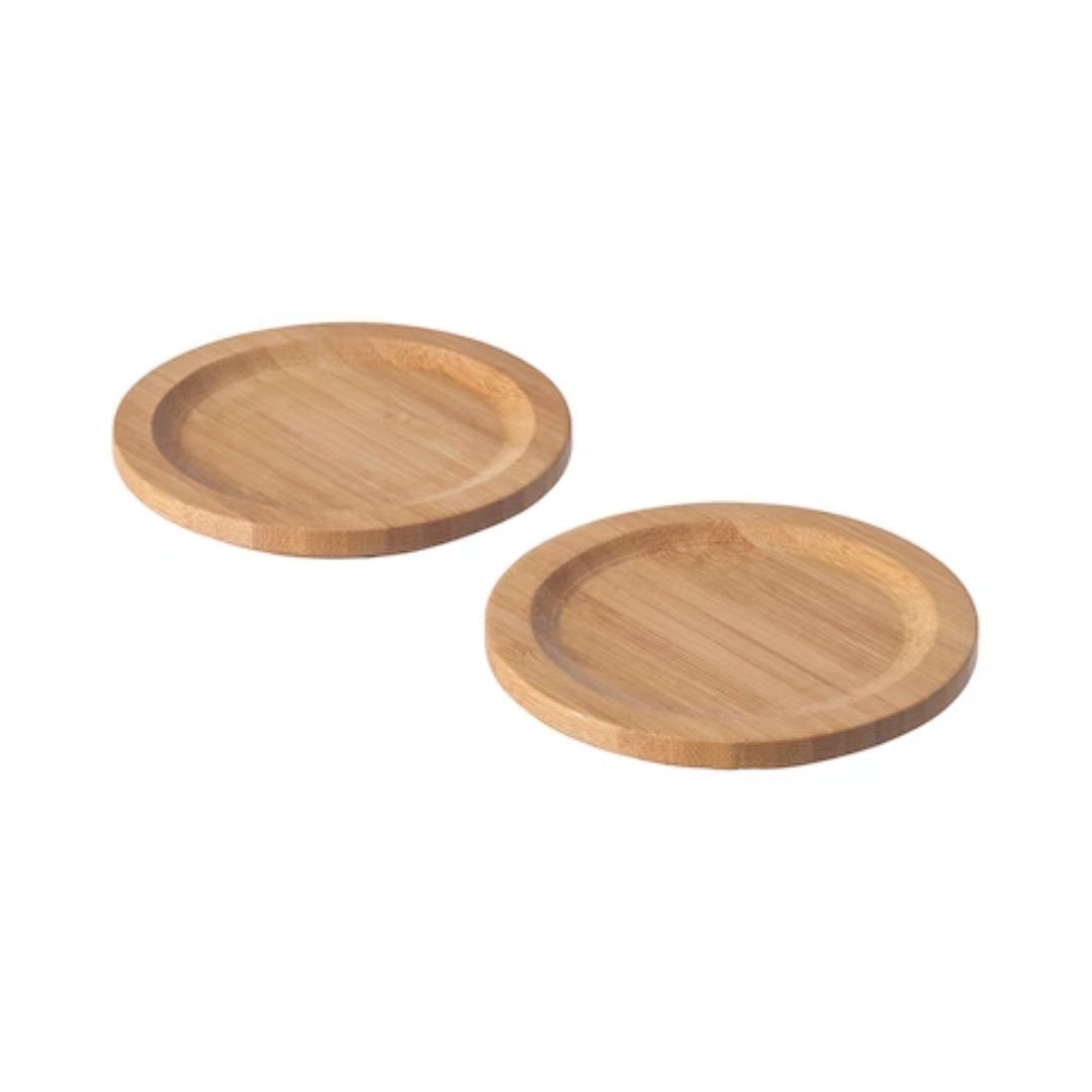 2 dessous de verre en bambou