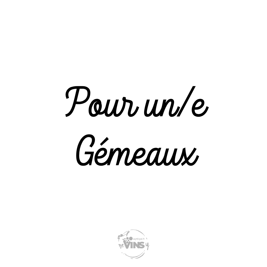 Coffret Vin Blanc - Gémeaux