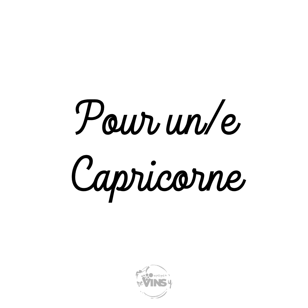 Coffret Vin Rouge - Capricorne