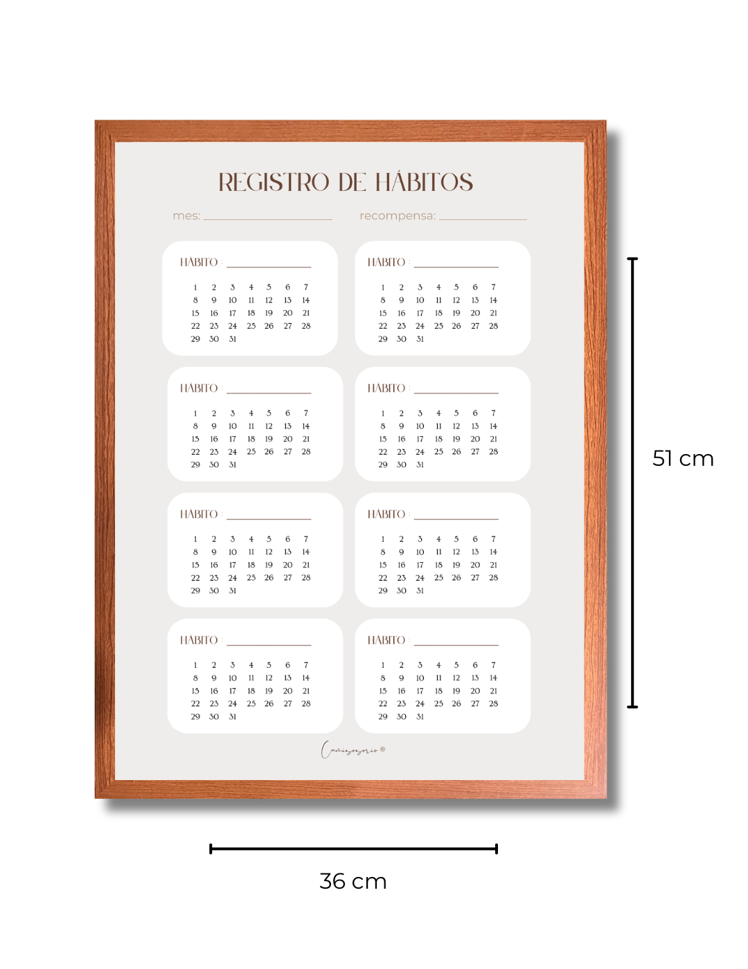 Kit de Organización y Productividad – Pizarrones para Planificación y Hábitos
