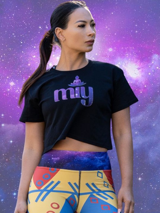 The miy Night Sky Crop Tee