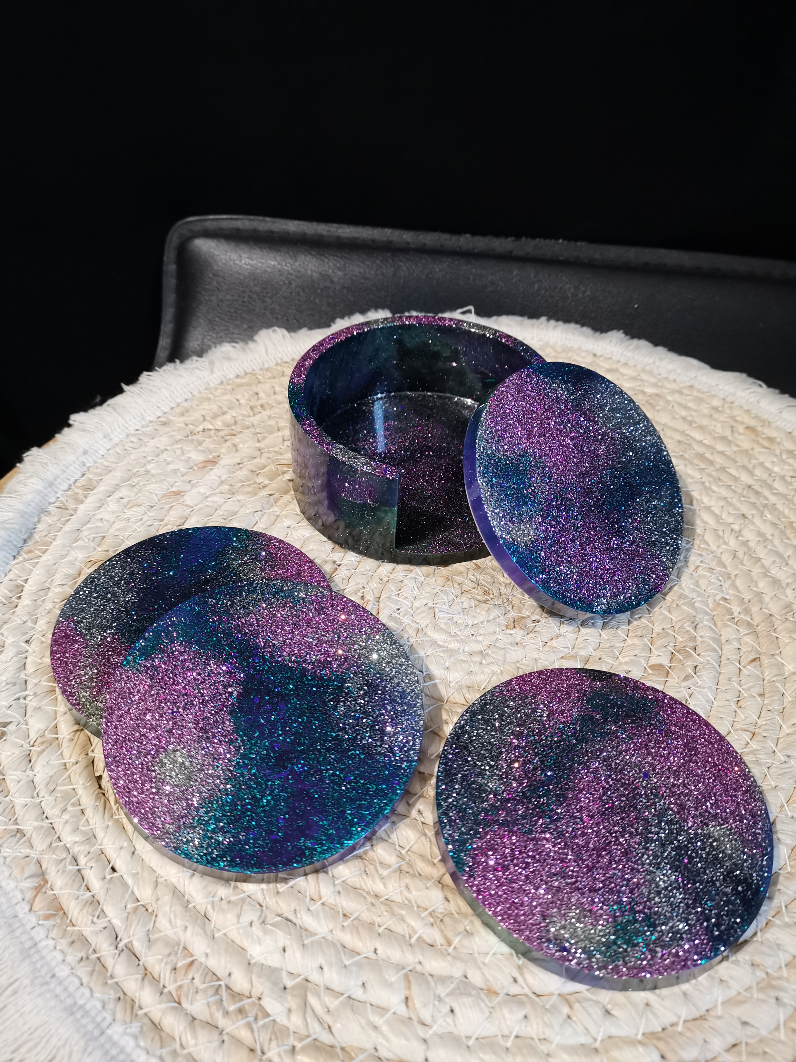 Ensemble dessous de verre