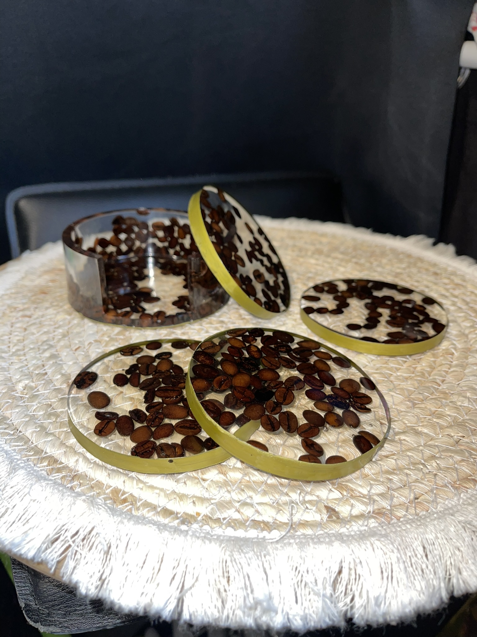 Ensemble dessous de verre