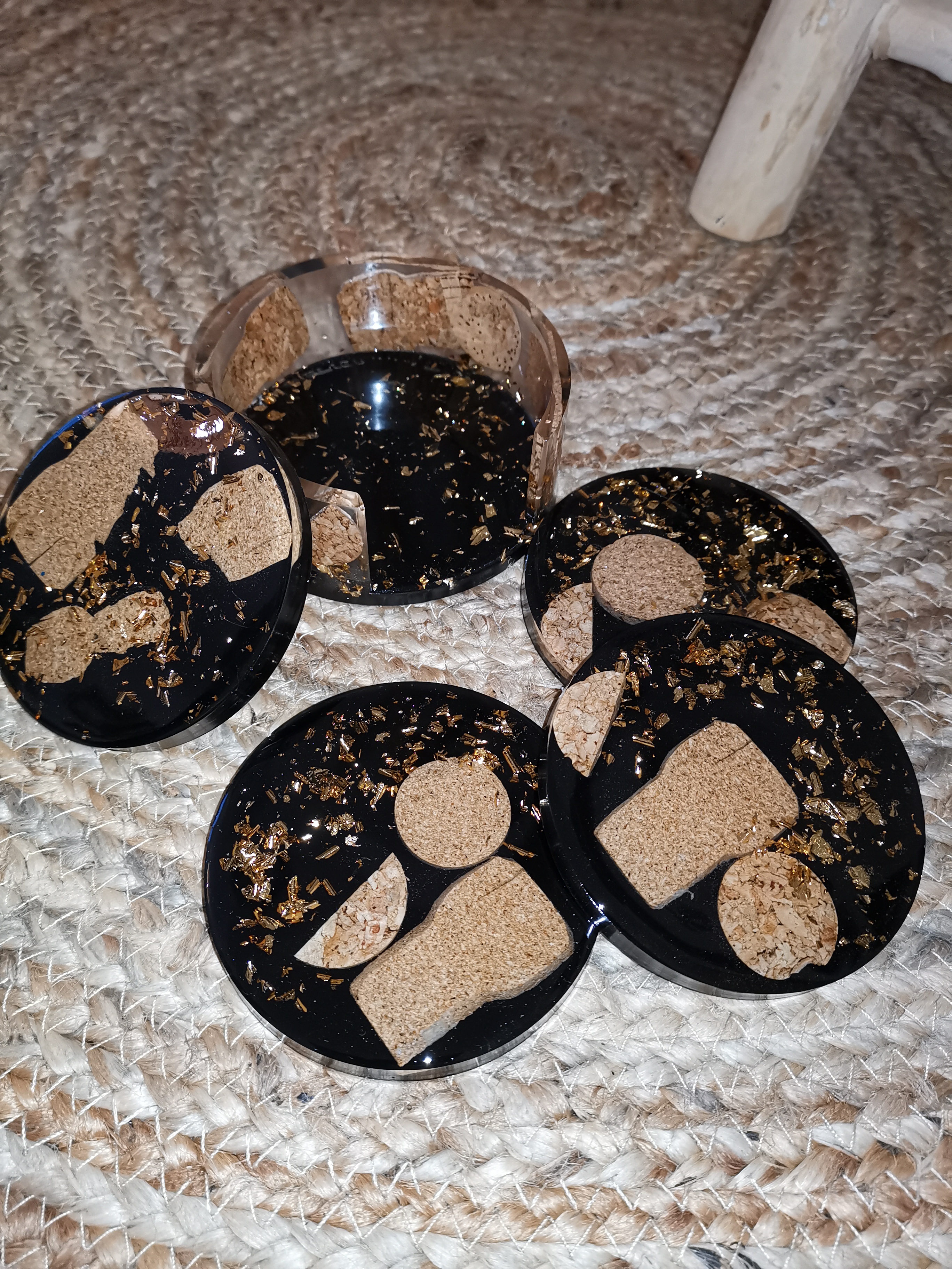 Ensemble dessous de verre