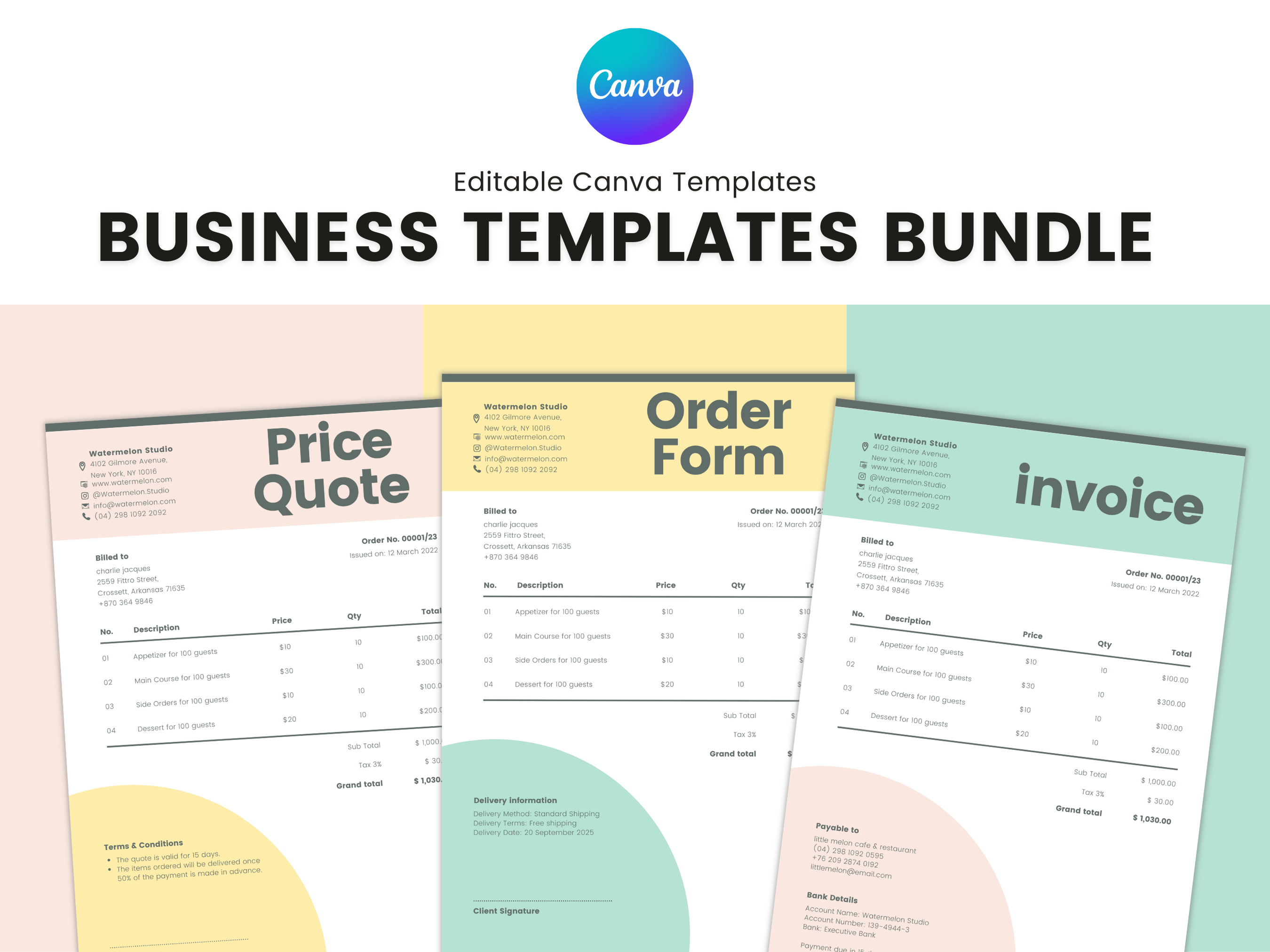Canva Templates Bundle