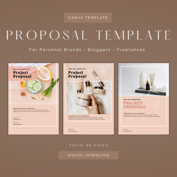 Canva Project Proposal Template | Pricing Guide