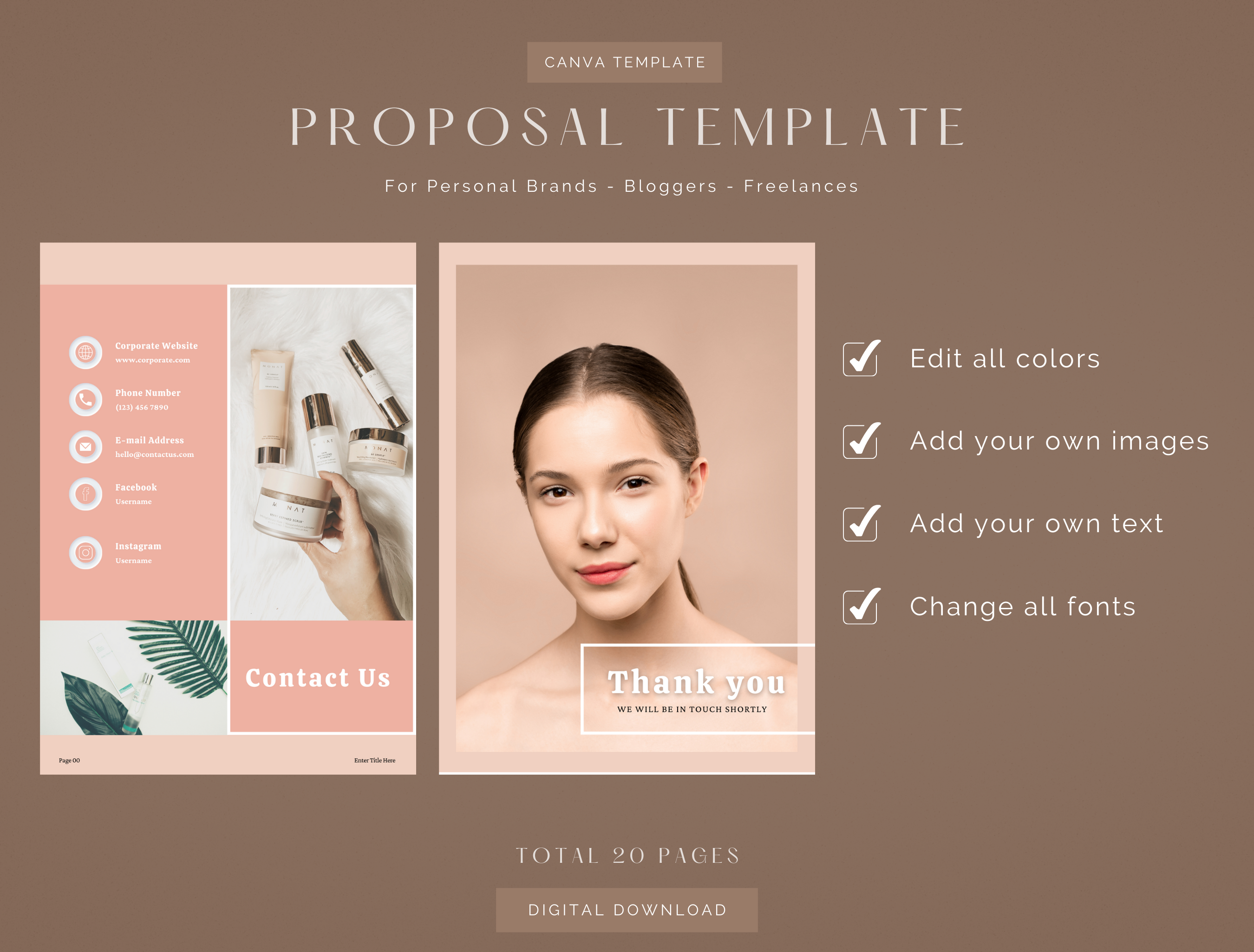 Canva Project Proposal Template | Pricing Guide
