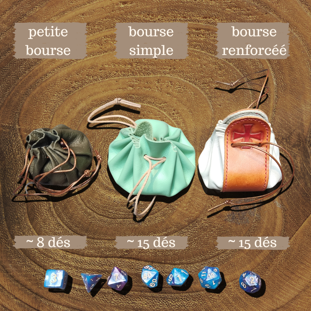 Bourse renforcée décorée