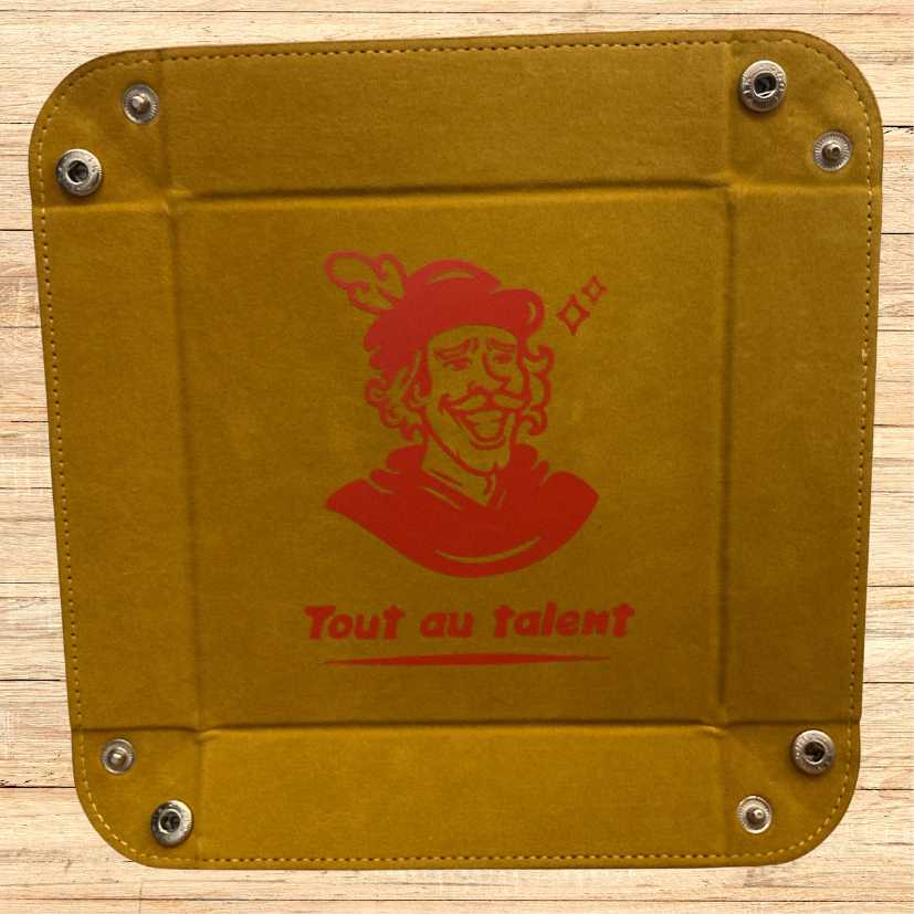 Pistes à dés floquées carrées - 1