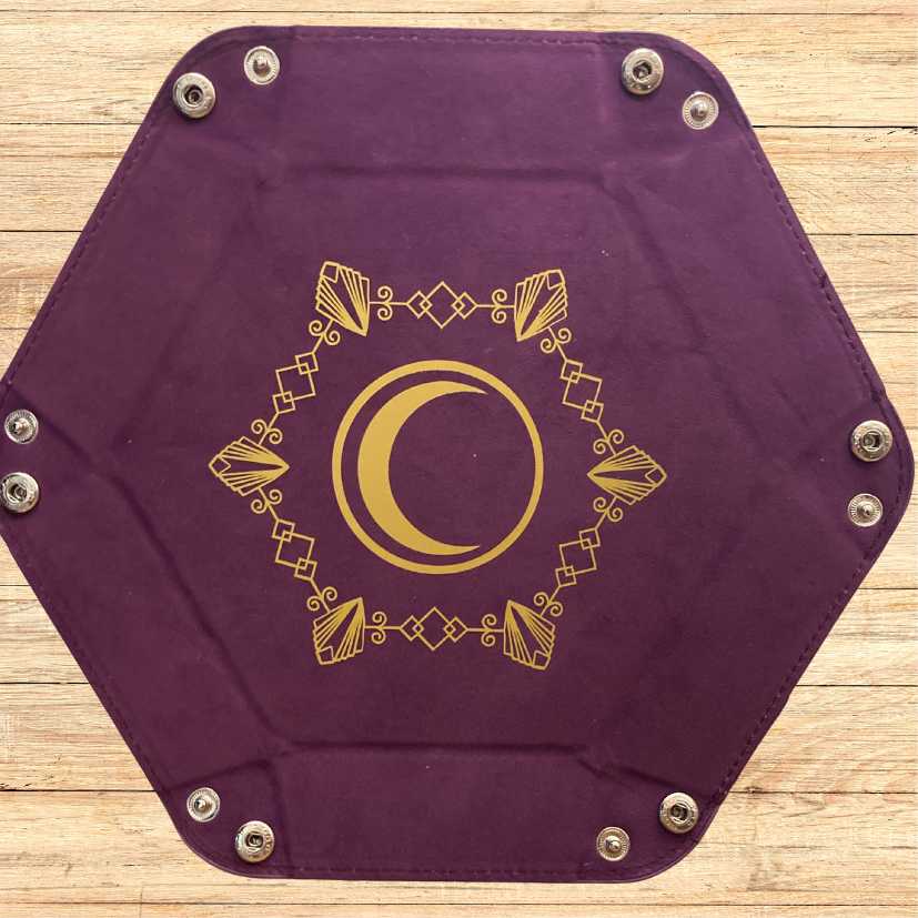 Pistes à dés floquées hexagonales - 2