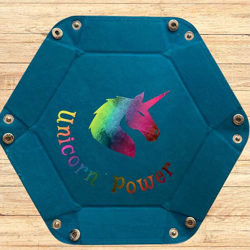 Pistes à dés floquées hexagonales - 1