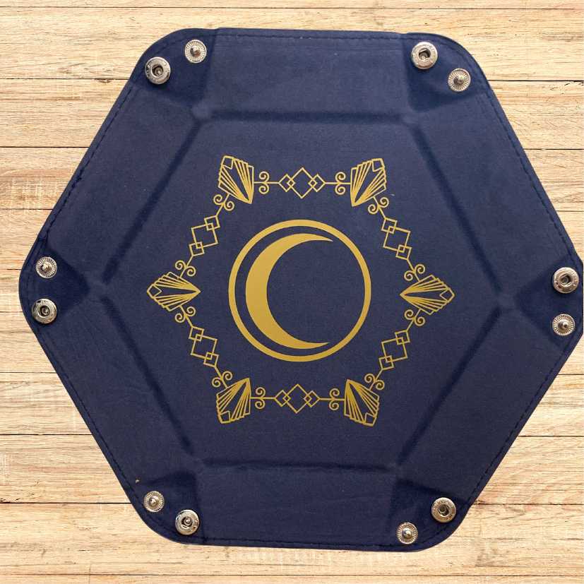 Pistes à dés floquées hexagonales - 1