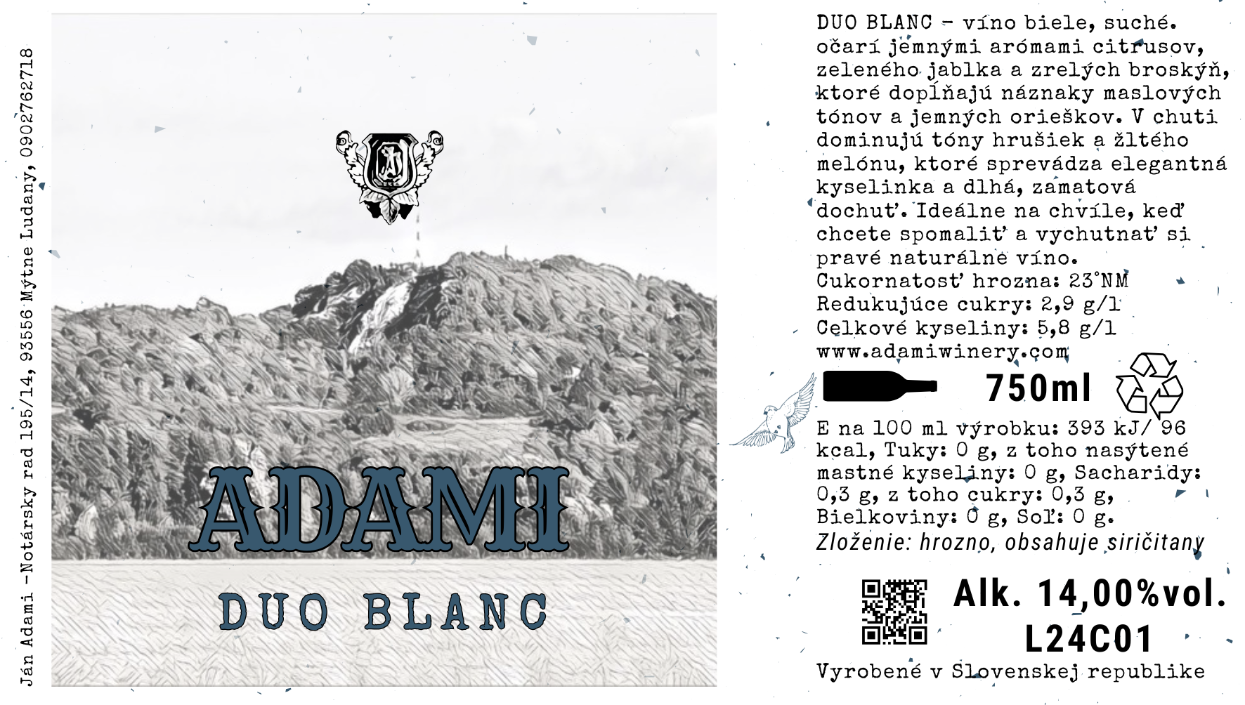 DUO BLANC *set vína - 6ks*