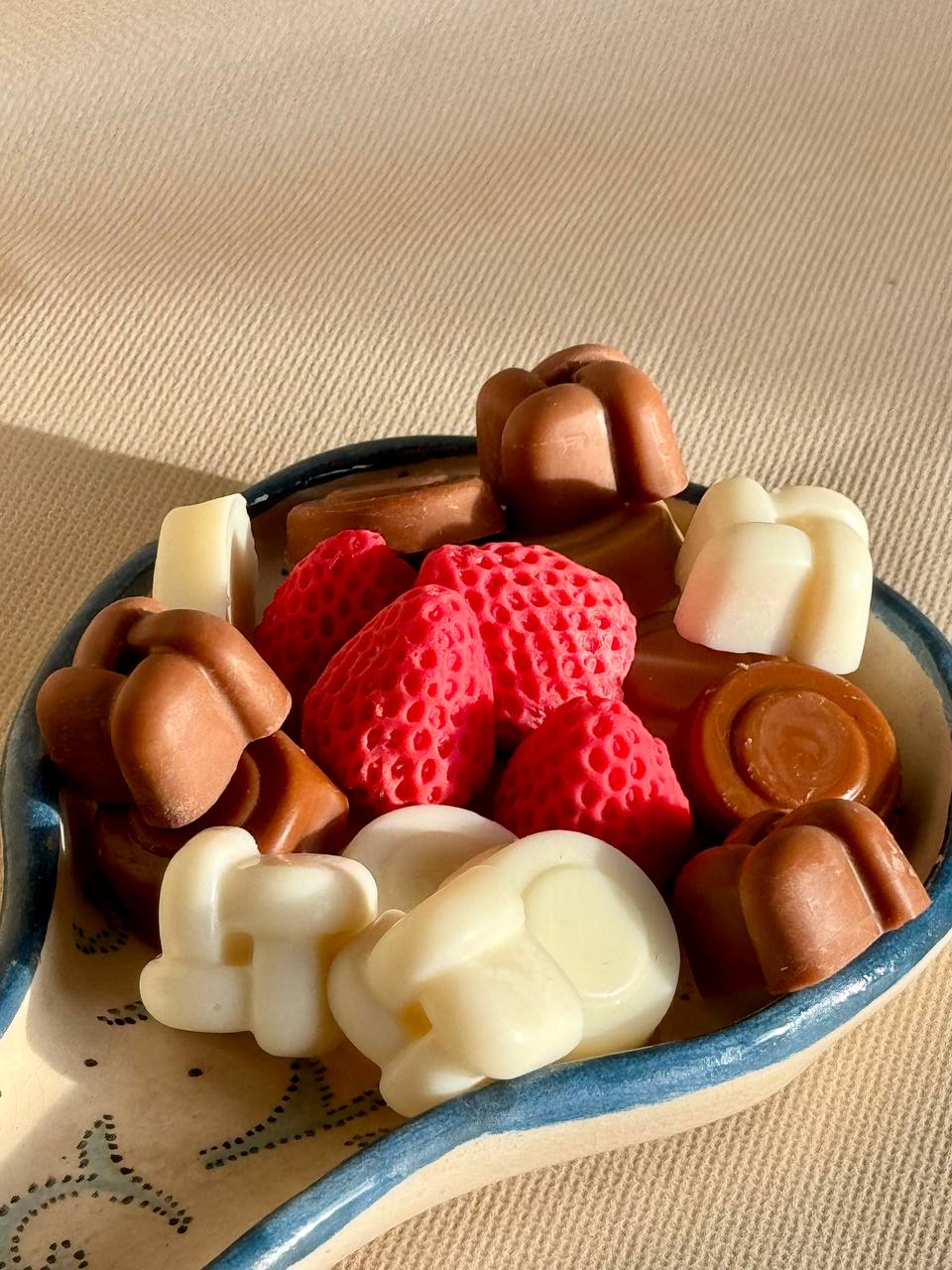 Velas Mano Chocolates & Frutillas