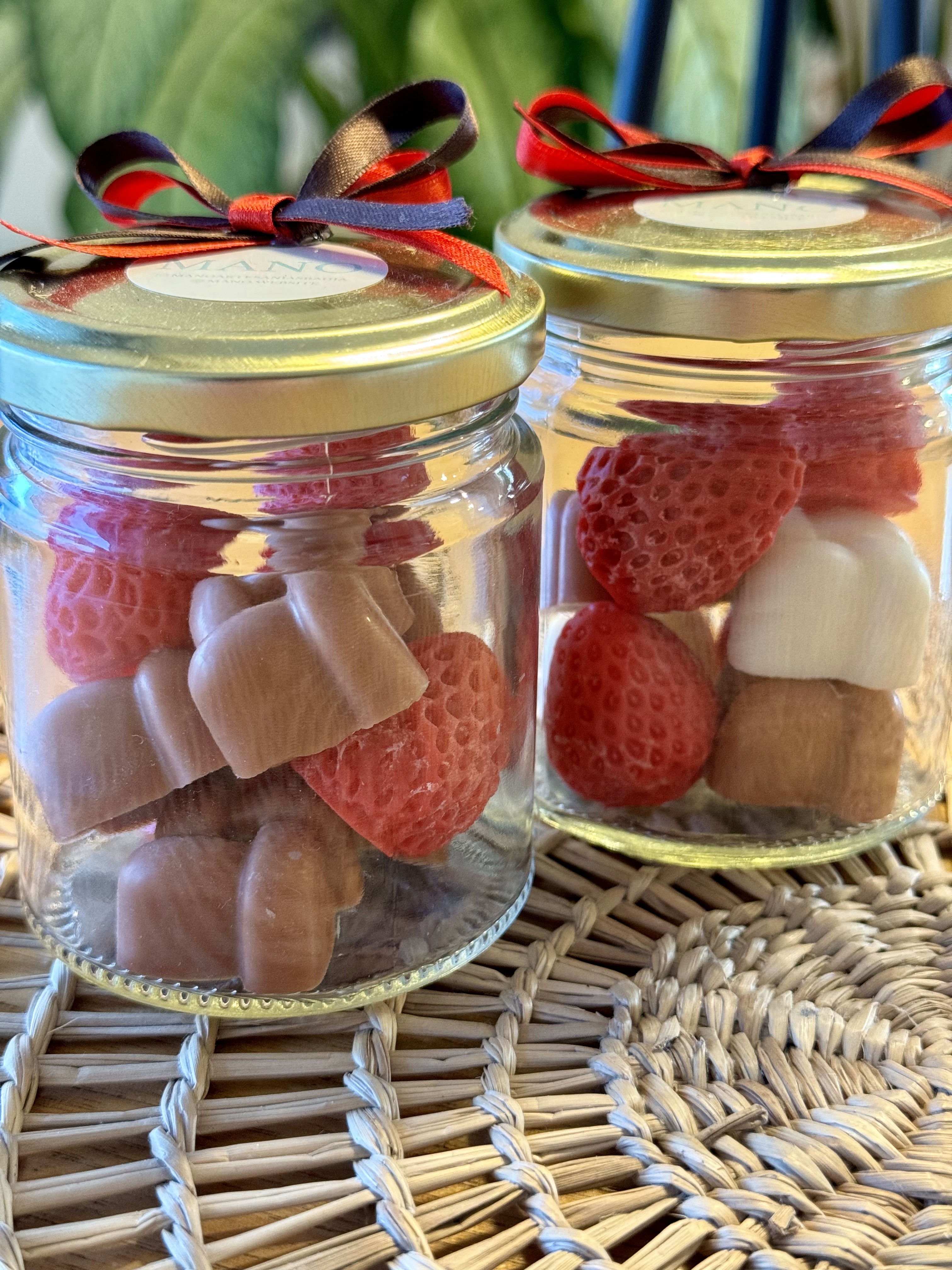 Velas Mano Chocolates & Frutillas