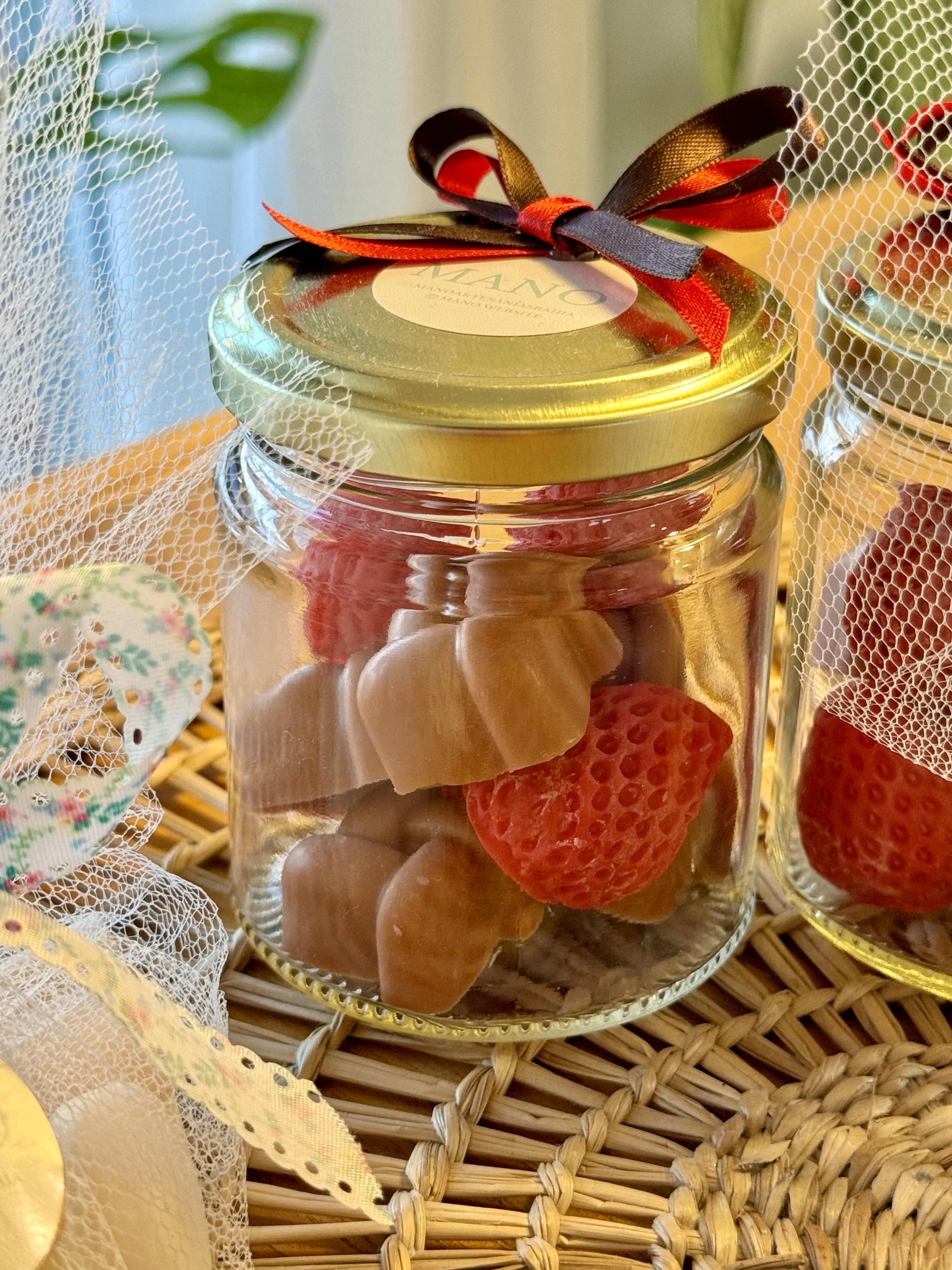 Velas Mano Chocolates & Frutillas