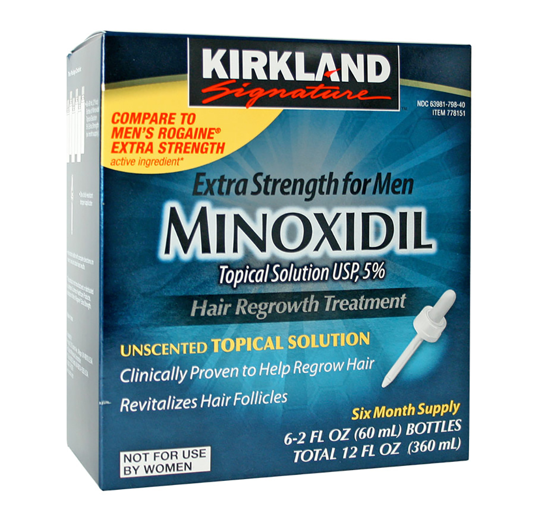 KIRKLAND MINOXIDIL 5% TIRPALAS PLAUKŲ AUGIMUI 6 x 60ml