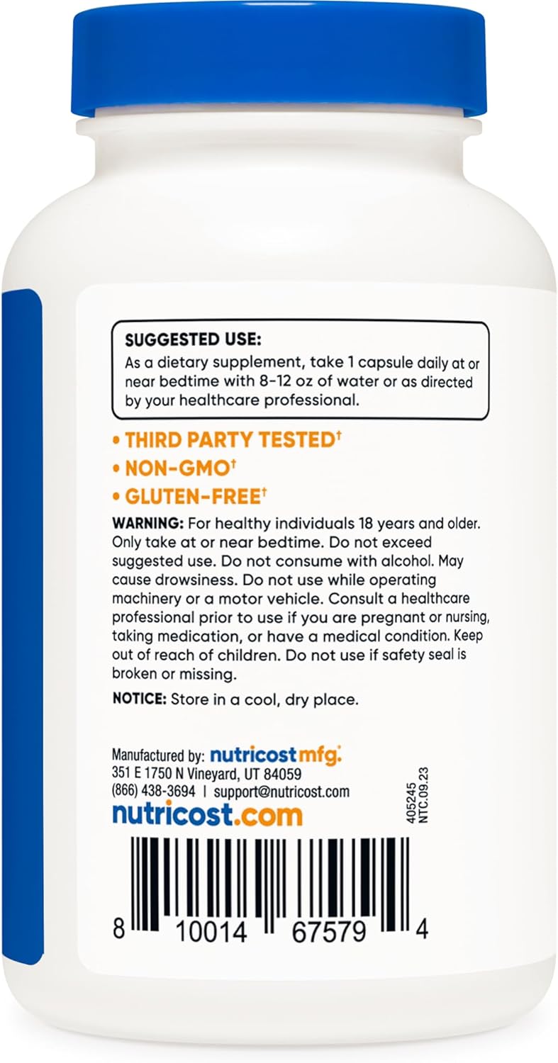 NUTRICOST MELATONINAS 20 mg 240 vnt.