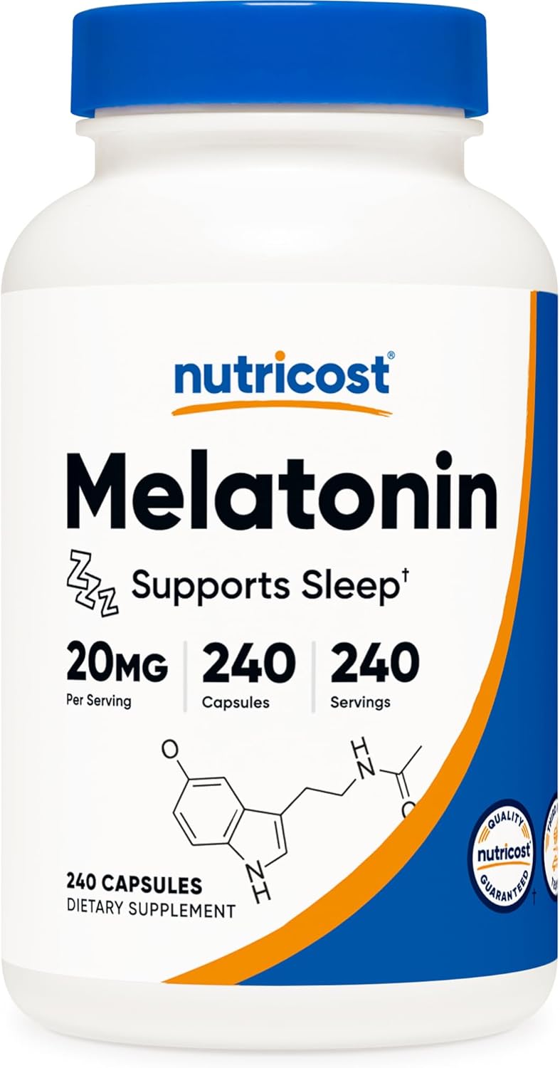 NUTRICOST MELATONINAS 20 mg 240 vnt.
