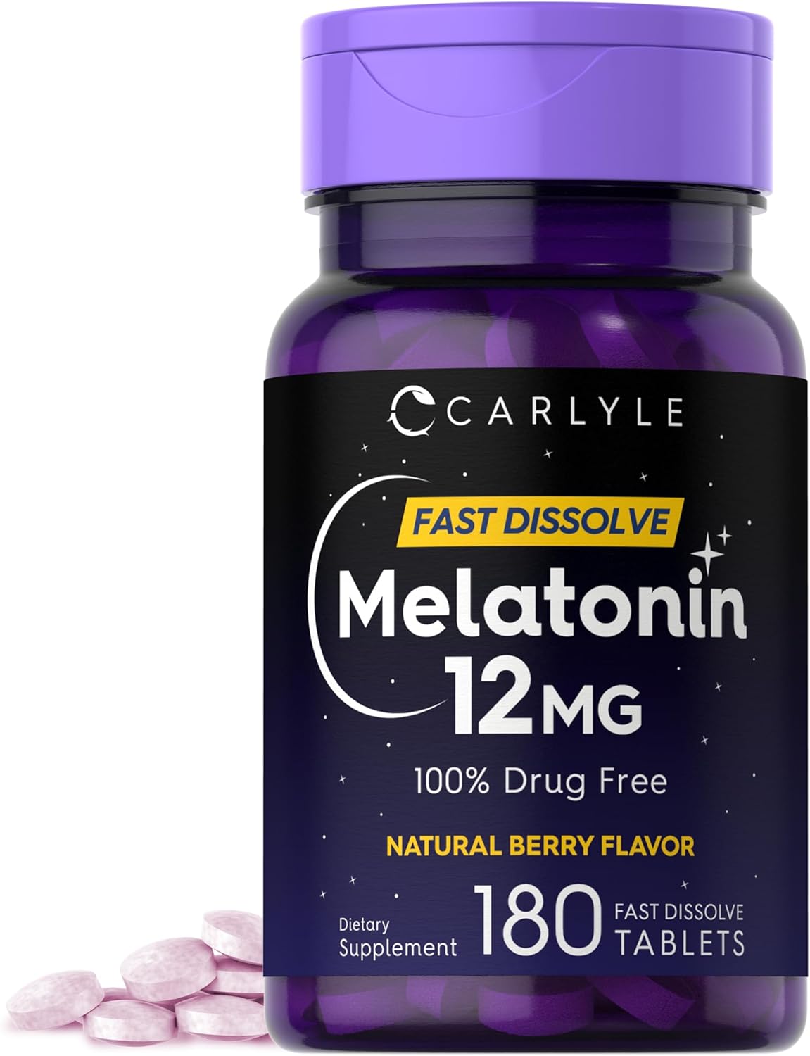 CARLYLE MELATONINAS 12 mg 180/300 vnt. 