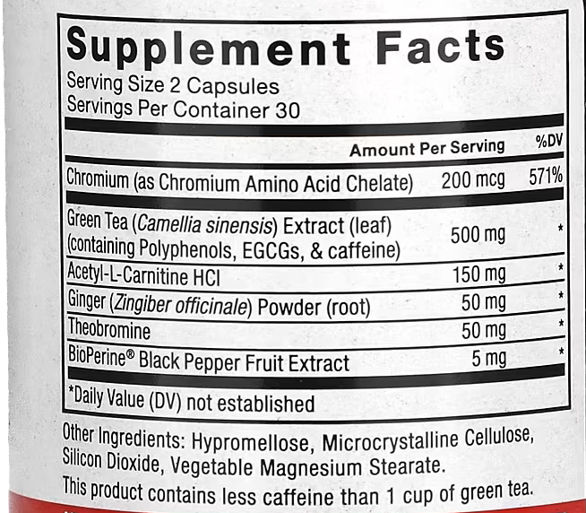 FORCE FACTOR RIEBALŲ DEGINTOJAS 60 vnt.