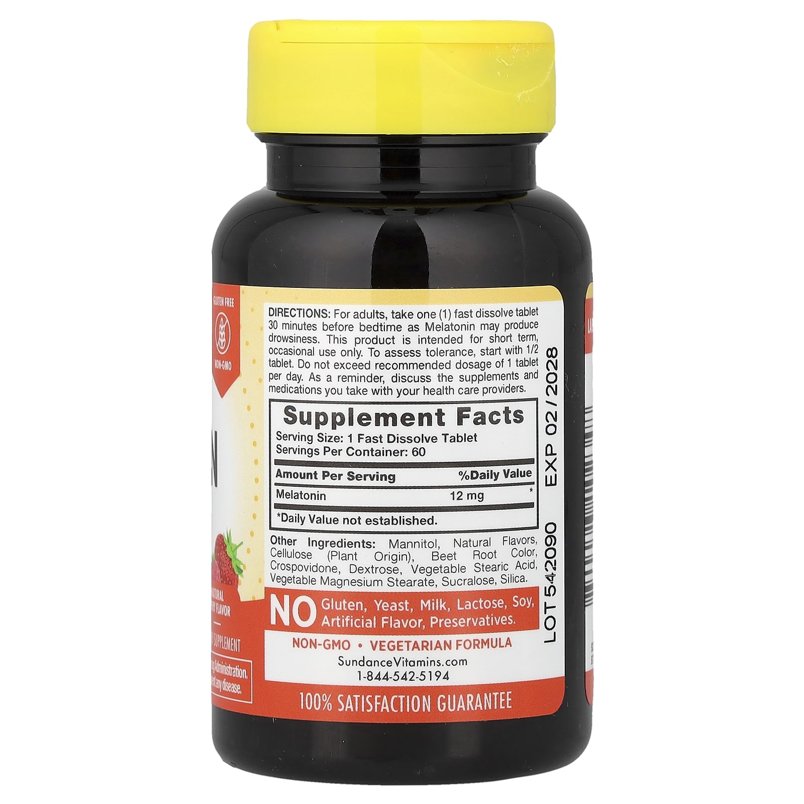 SUNDANCE MELATONINAS 12 mg 60 vnt. 