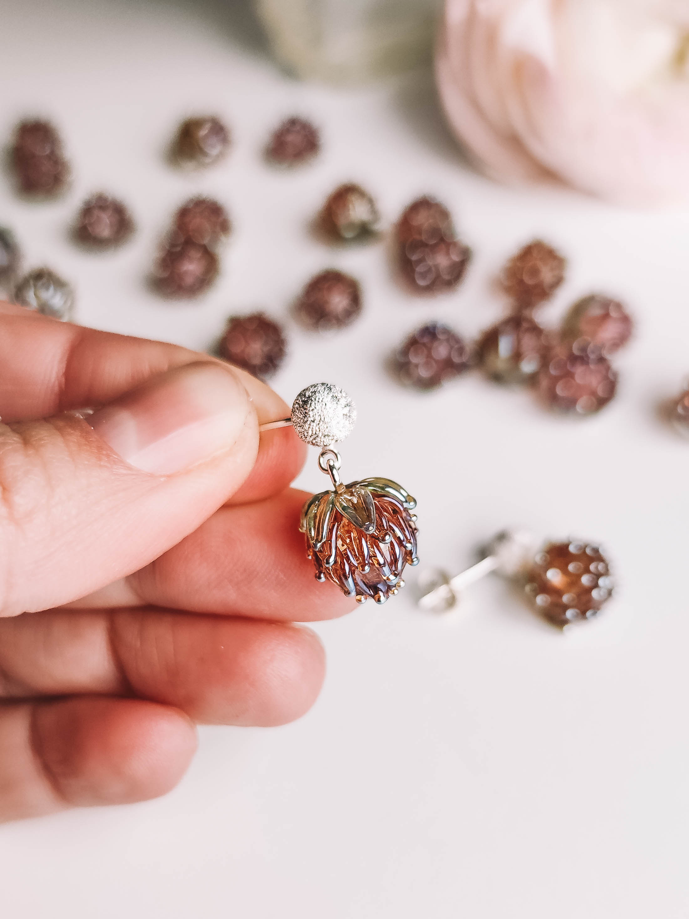 Rose gold flower