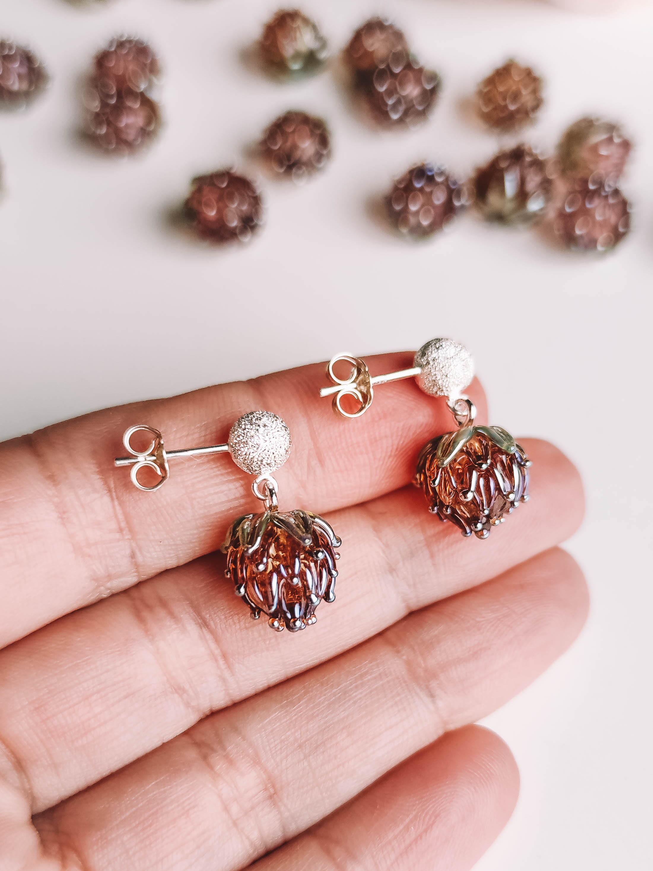 Rose gold flower