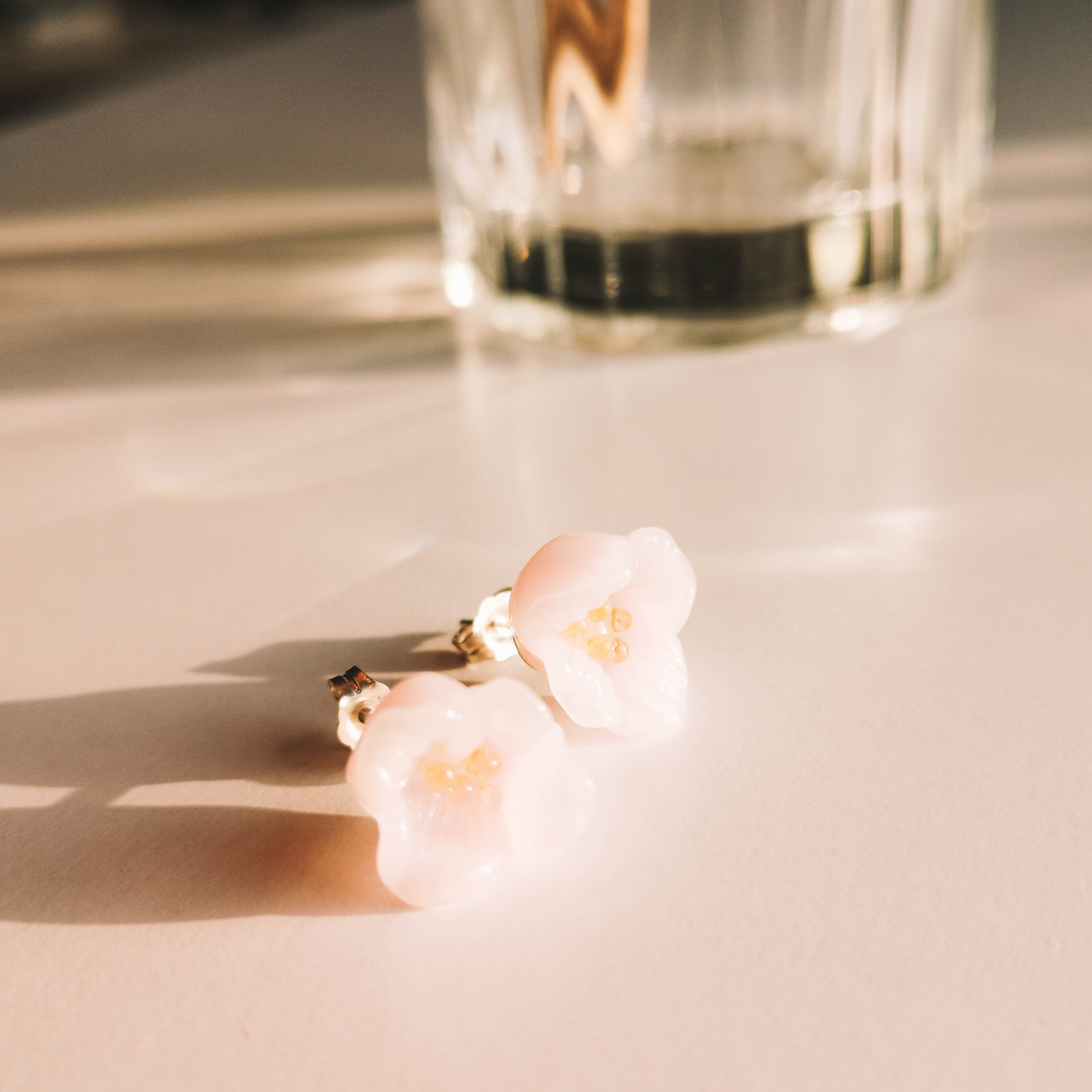 Flower earrings