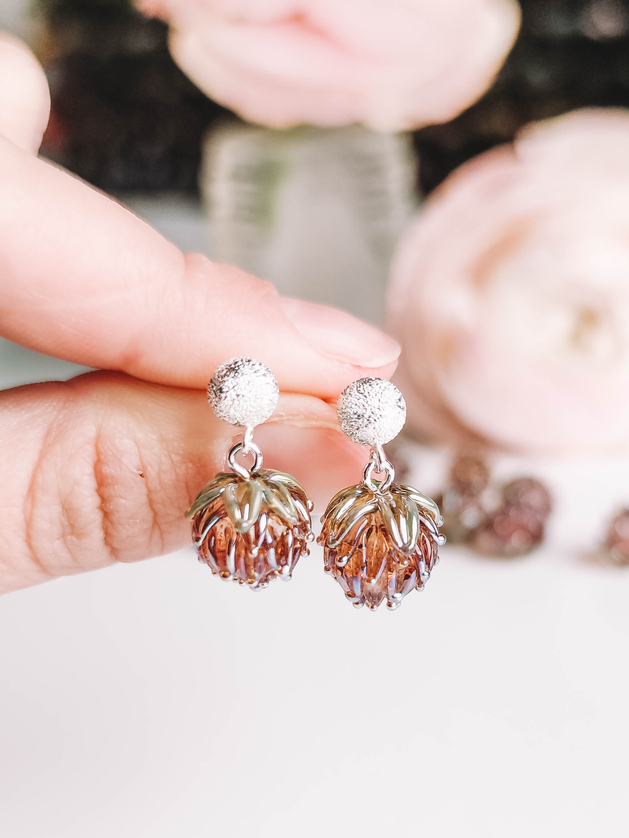 Rose gold flower