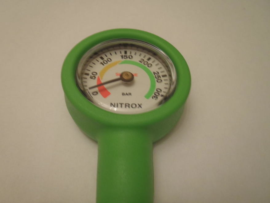 Manómetro Vale Nitrox-Oxígeno