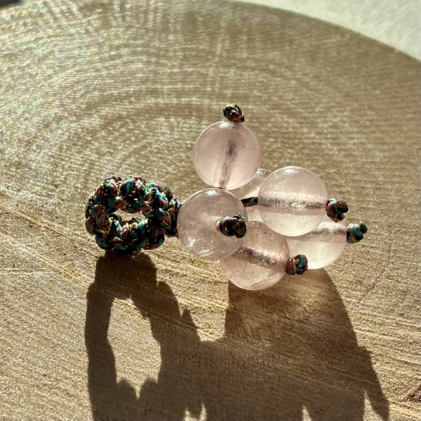 Gri-gri Marcelle - Quartz rose