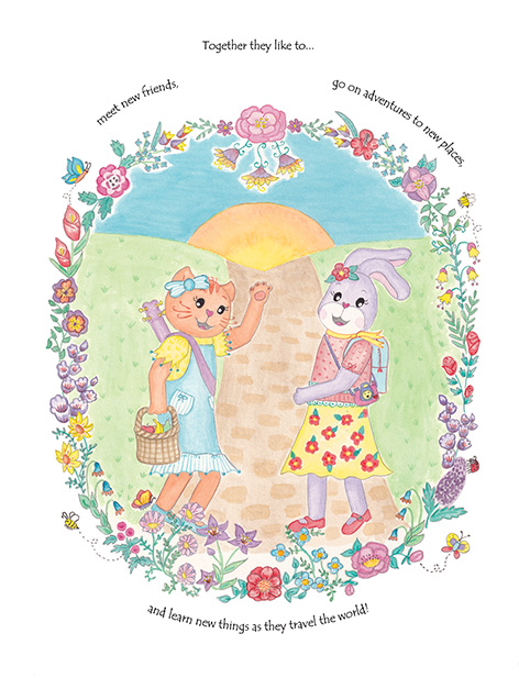 Blossom and Primrose, Friends Abroad!