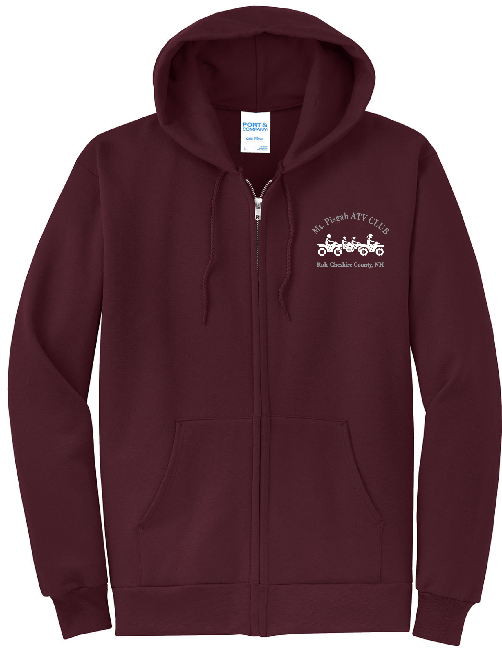 Port & Company® Core Fleece Full-Zip Hooded Sweatshirt