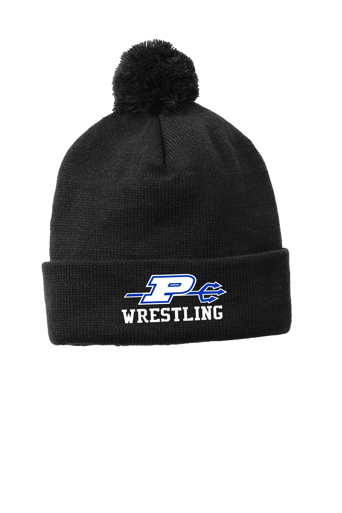 Knitted Beanie with Pom