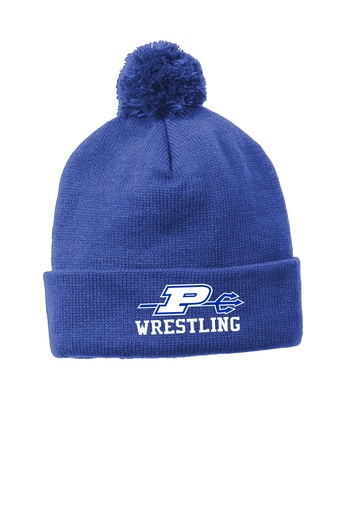 Knitted Beanie with Pom