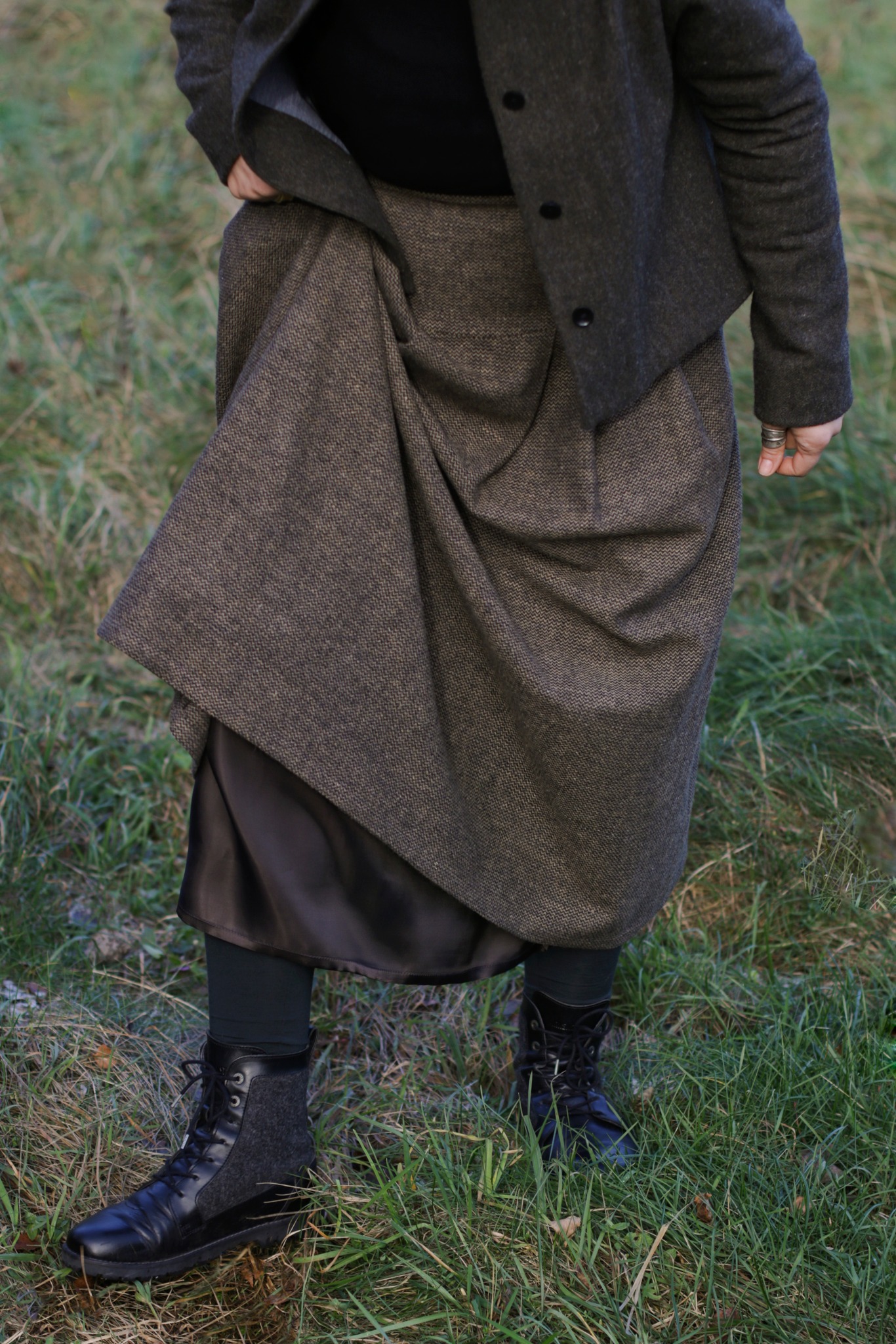 Vilnonis puošnusis sijonas