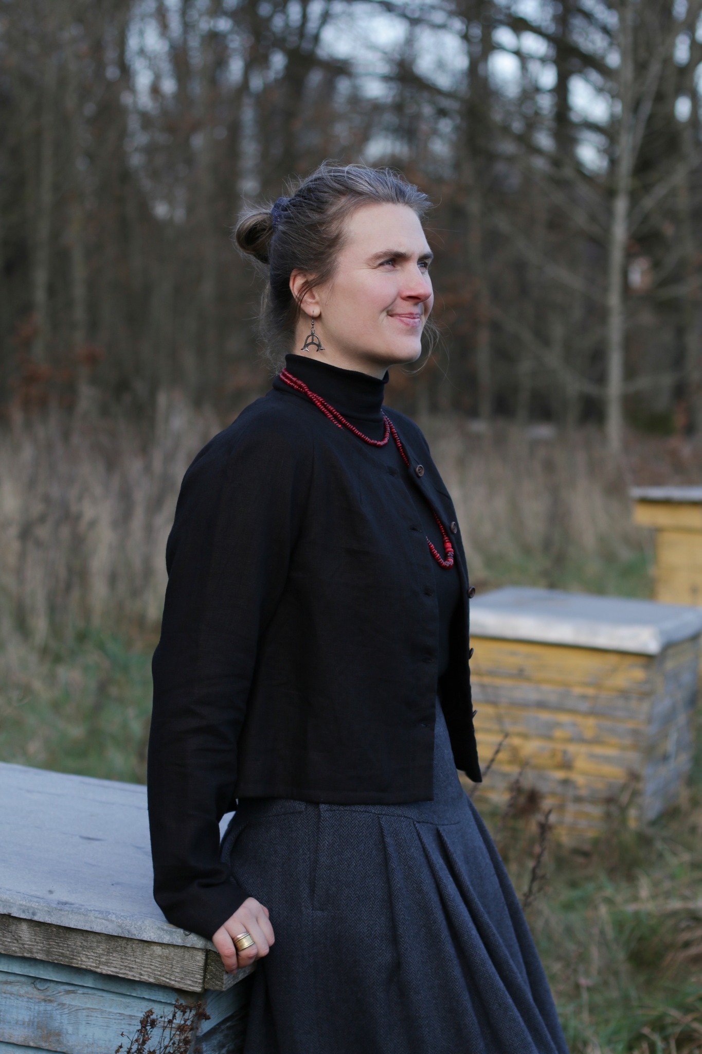 Vilnonis puošnusis sijonas