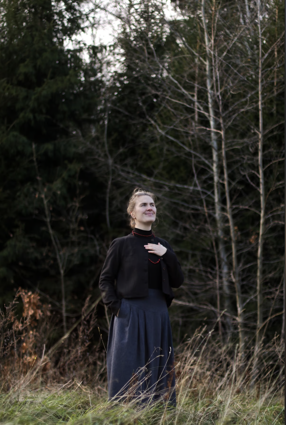 Woolen decorative skirt