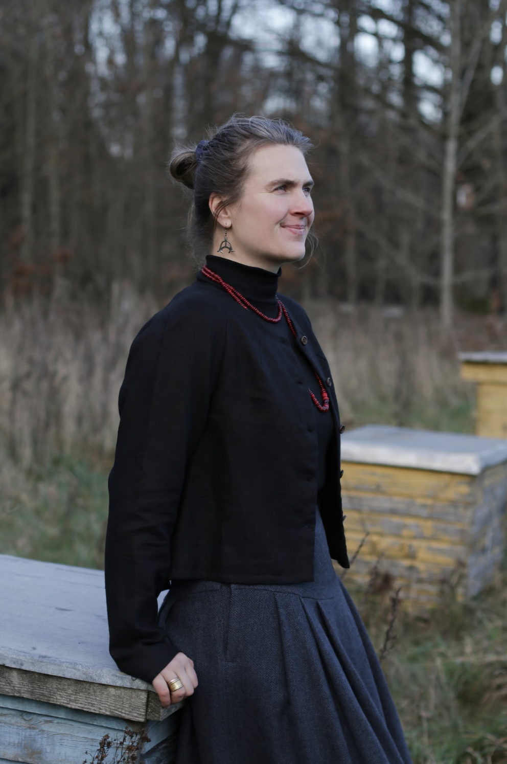 Woolen decorative skirt