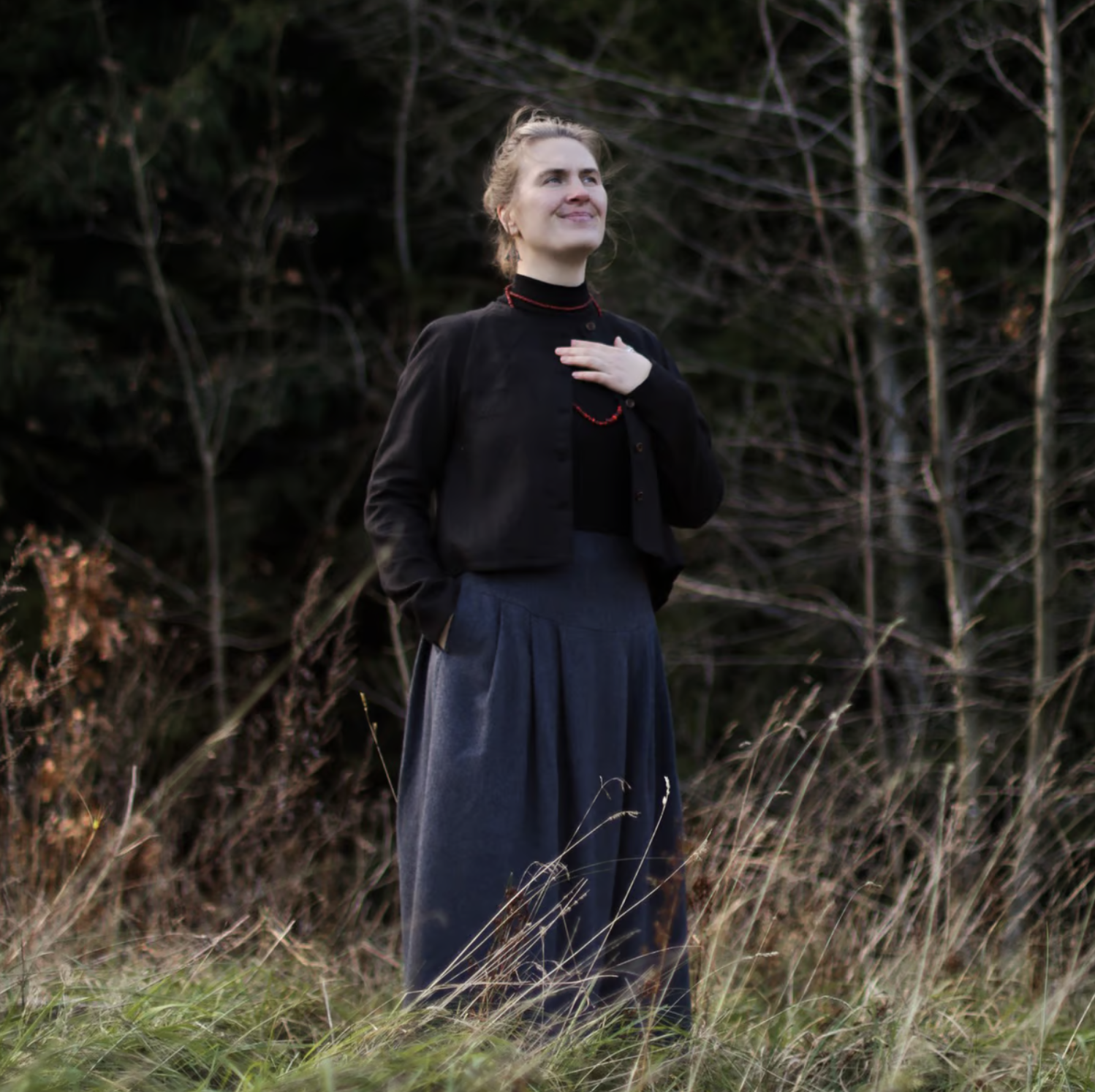 Woolen decorative skirt