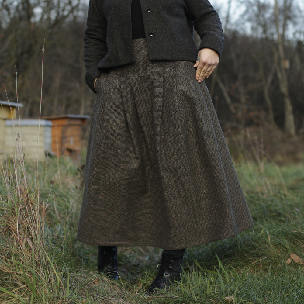 Woolen decorative skirt