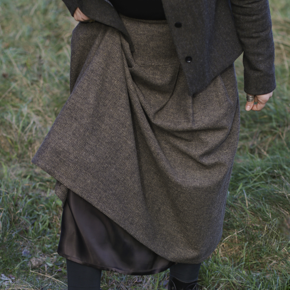 Woolen decorative skirt