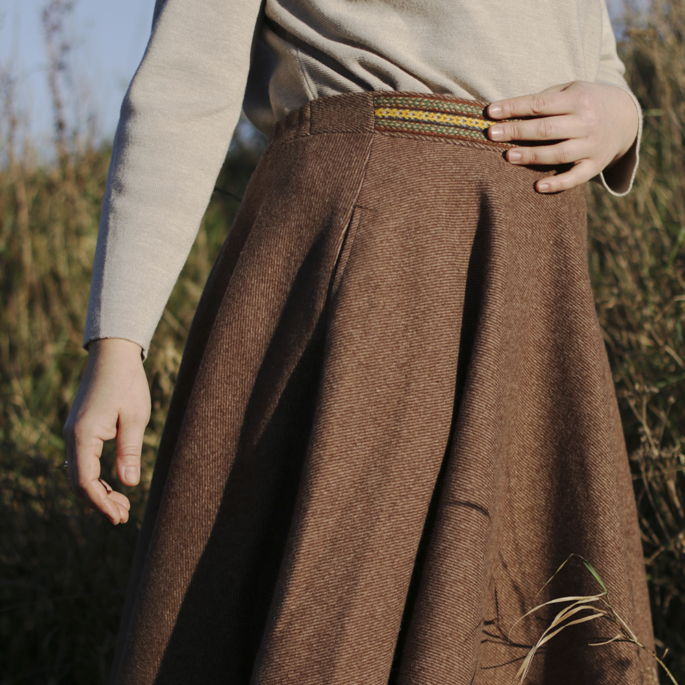 Royal Wool Skirt