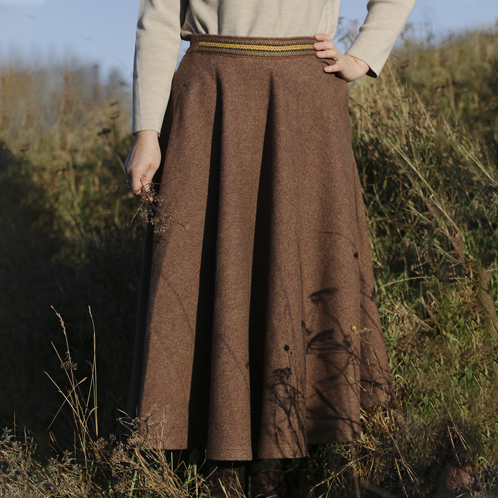 Royal Wool Skirt
