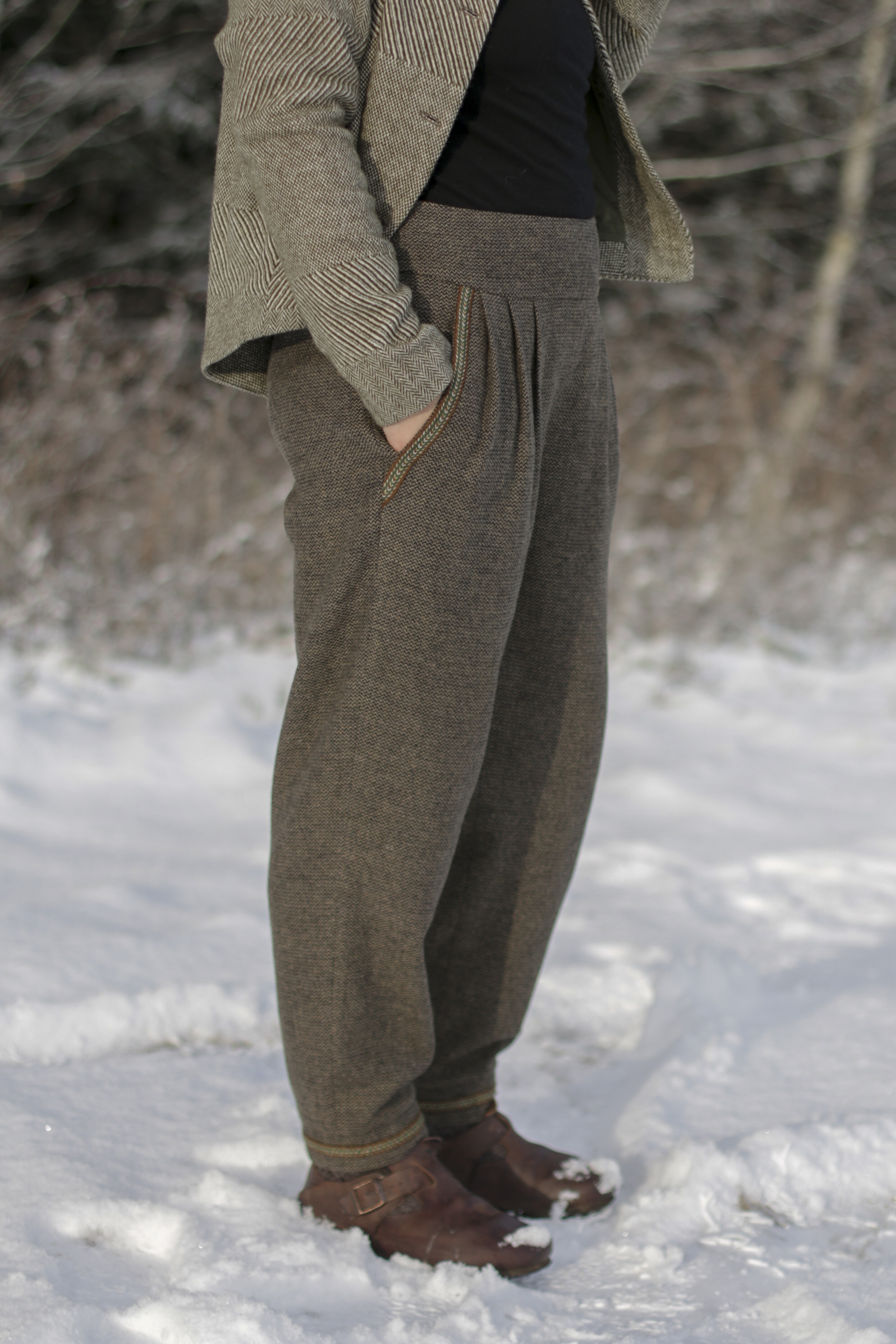 Woolen Women's Pants